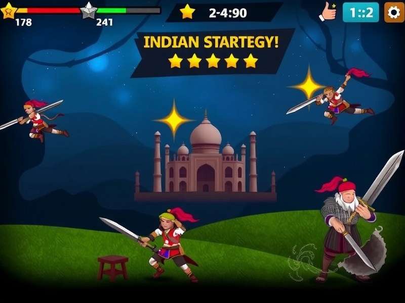 Indian Battle Coop Stars gameplay screenshot